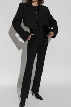 Anine Bing BLACK Ribbed top ‘Alessia’