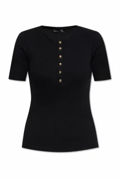Anine Bing BLACK Ribbed top 'Alessia'