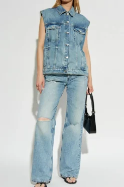 Anine Bing BLUE Denim vest "Rory"