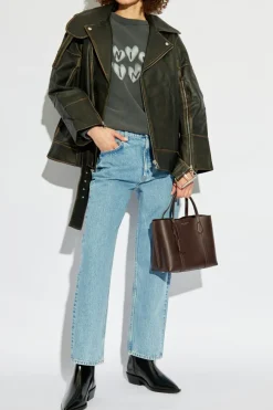 Anine Bing BLUE Jeans with logo