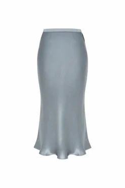 Anine Bing BLUE Silk skirt