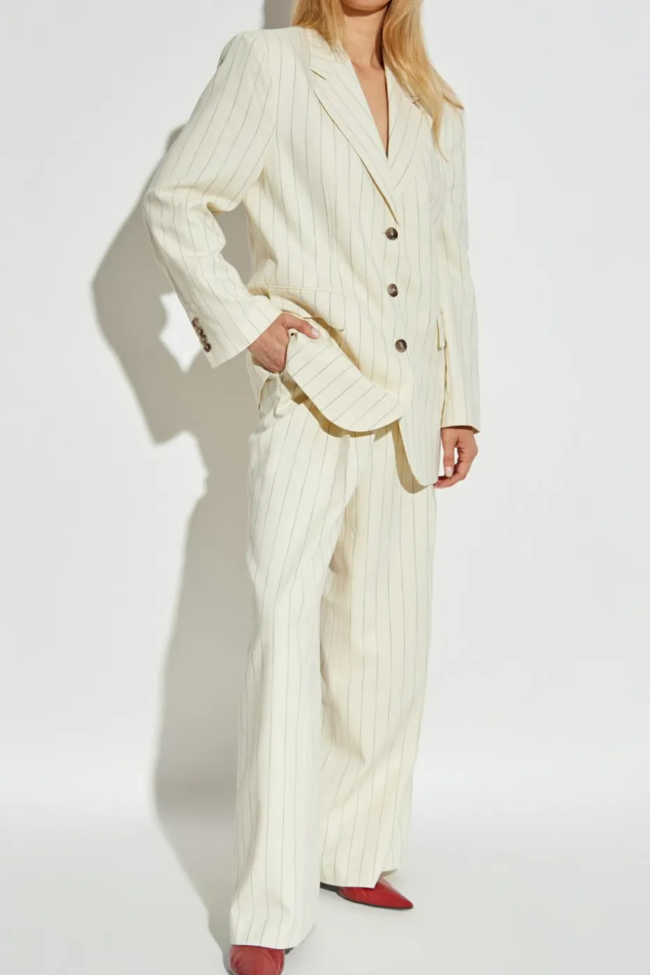 Anine Bing cream Blazer "Sara"