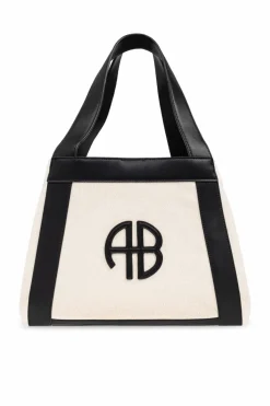 Anine Bing cream Cara shopper bag