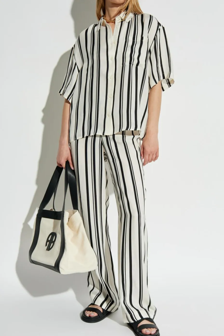 Anine Bing cream Shirt "Coco"