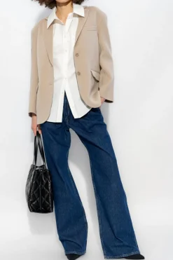 Anine Bing WHITE ‘Mika’ cotton shirt