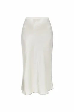Anine Bing WHITE Silk skirt "Bar"