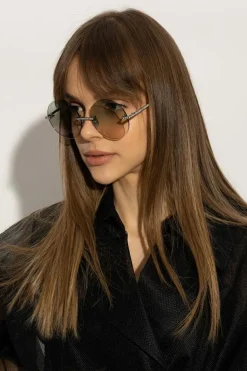 Anna Karin Karlsson SILVER ‘Crystal Nest 2.0’ sunglasses