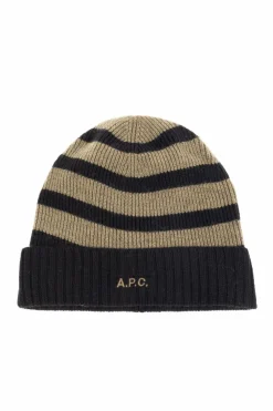 A.P.C. BLACK Cap with logo