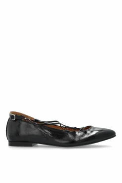 A.P.C. BLACK Leather shoes Katie