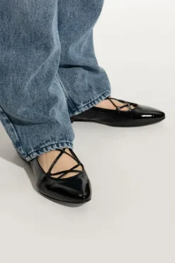A.P.C. BLACK Leather shoes Katie