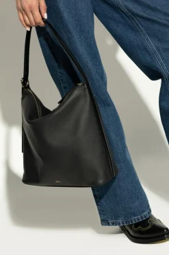 A.P.C. BLACK Shoulder bag `Vera`