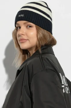 A.P.C. BLACK Wool hat