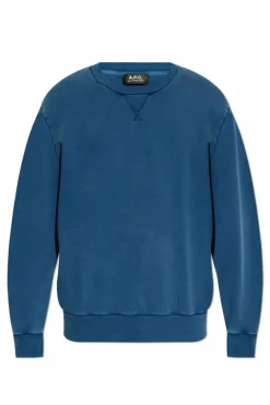A.P.C. BLUE Sweatshirt Label