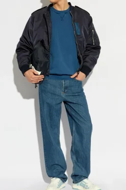 A.P.C. BLUE Sweatshirt Label