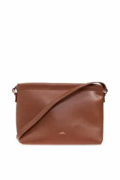 A.P.C. BROWN Shoulder bag `Ninon`
