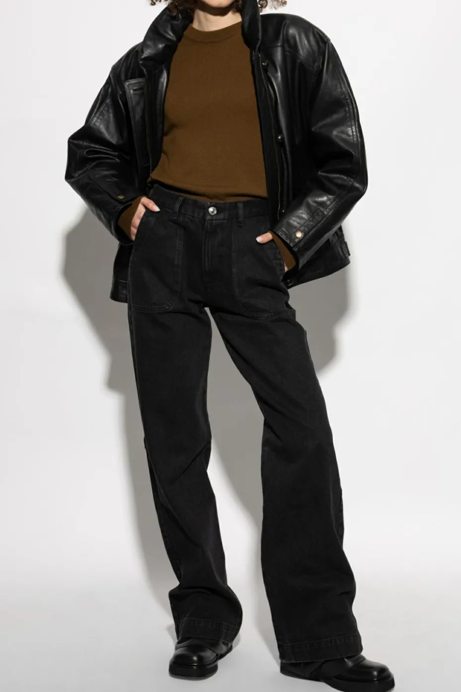 A.P.C. BROWN Sweater 'Lucia'