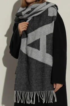 A.P.C. GREY Wool scarf Malo