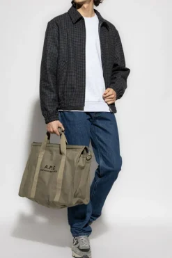 A.P.C. NAVY BLUE Jeans with slightly tapered legs