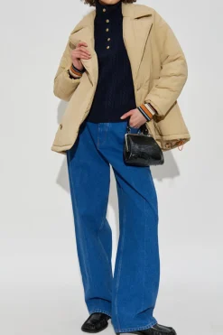 A.P.C. NAVY BLUE Wool turtleneck