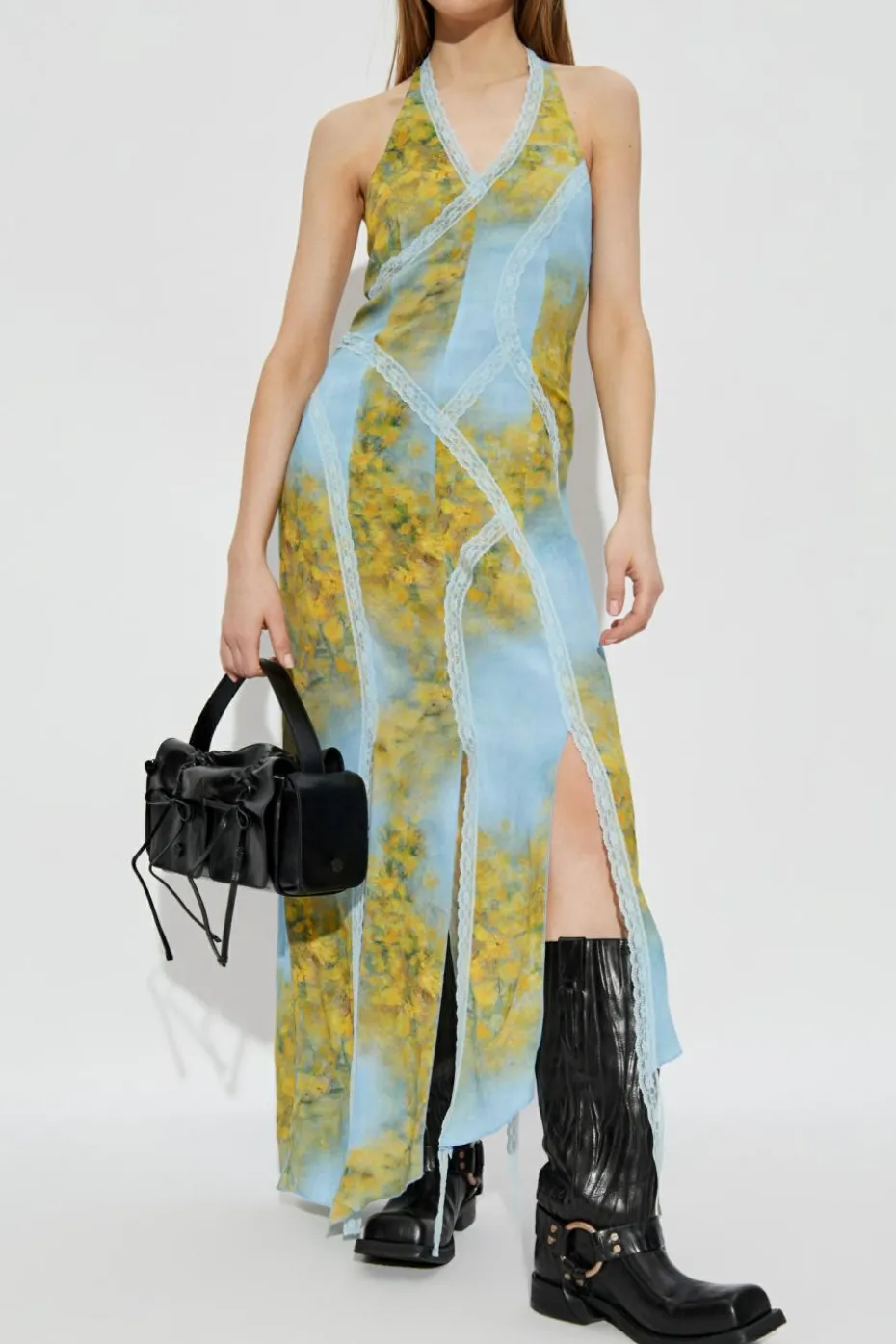 AVAVAV BLUE Dress with Slits