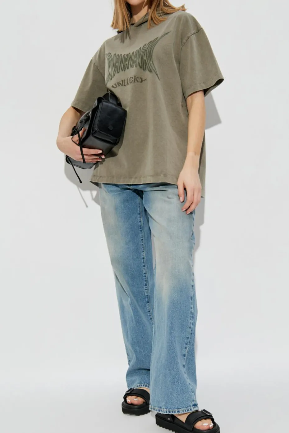 AVAVAV GREEN Hooded T-shirt