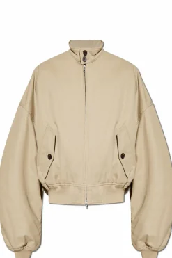 Balenciaga beige Insulated jacket with stand collar