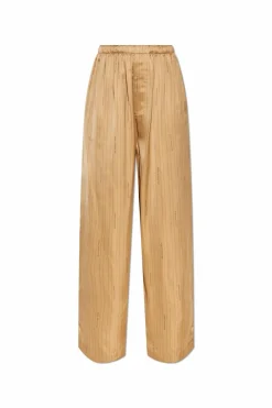 Balenciaga beige Satin trousers