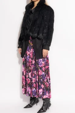 Balenciaga BLACK Asymmetrical cut shirt