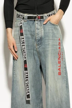 Balenciaga BLACK Belt with logo