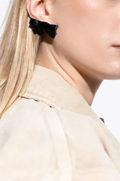 Balenciaga BLACK Bow-shaped earrings