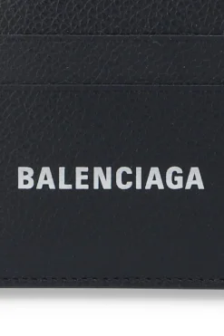 Balenciaga BLACK Card holder with logo