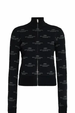 Balenciaga BLACK Cardigan with logo