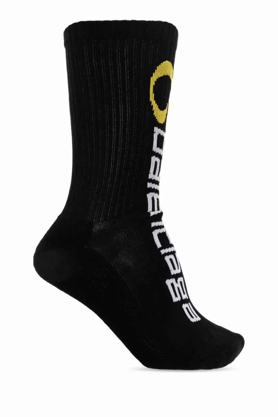 Balenciaga BLACK Cotton socks with logo