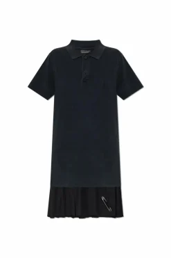 Balenciaga BLACK Dress with logo