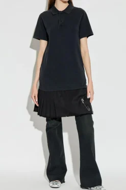Balenciaga BLACK Dress with logo