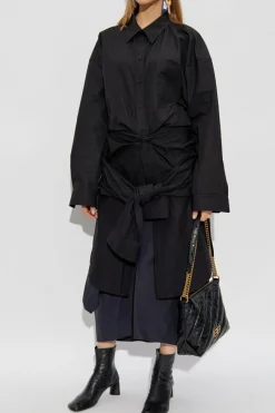 Balenciaga BLACK Dress with tie