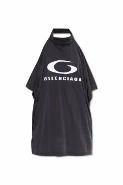 Balenciaga BLACK Dress with crumple effect
