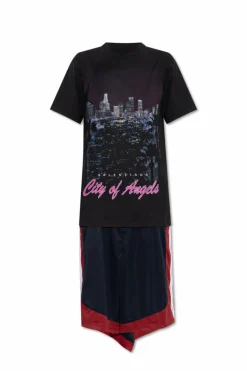 Balenciaga BLACK Dress with print