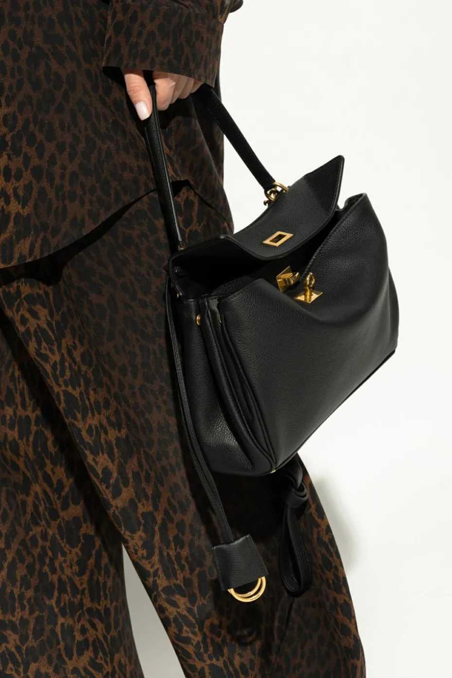 Balenciaga BLACK Handbag Rodeo Small