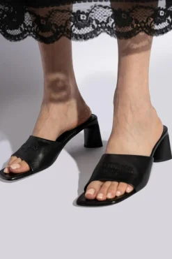 Balenciaga BLACK Heeled Slippers