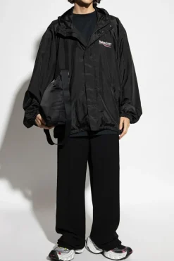 Balenciaga BLACK Hooded jacket