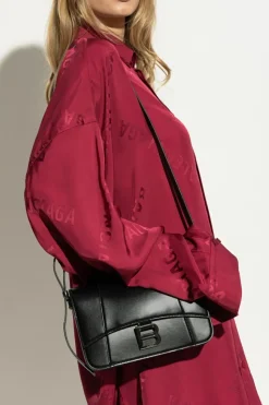 Balenciaga BLACK 'Hourglass Medium' shoulder bag