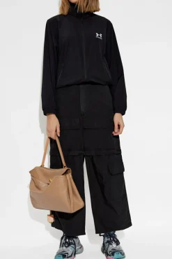 Balenciaga BLACK Jacket with hood hidden in collar
