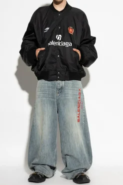 Balenciaga BLACK Jacket with logo