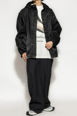 Balenciaga BLACK Jacket with hood