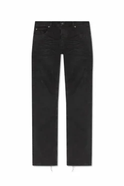 Balenciaga BLACK Jeans with a `vintage` effect