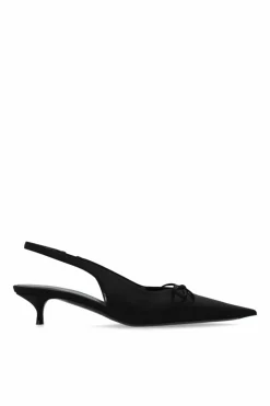 Balenciaga BLACK āKnife Bowā high heels