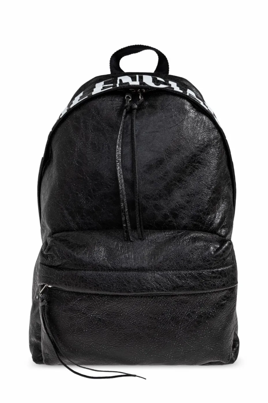 Balenciaga BLACK Leather backpack `Arena`
