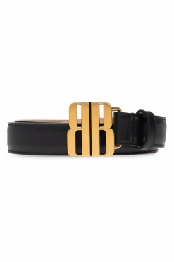 Balenciaga BLACK Leather belt