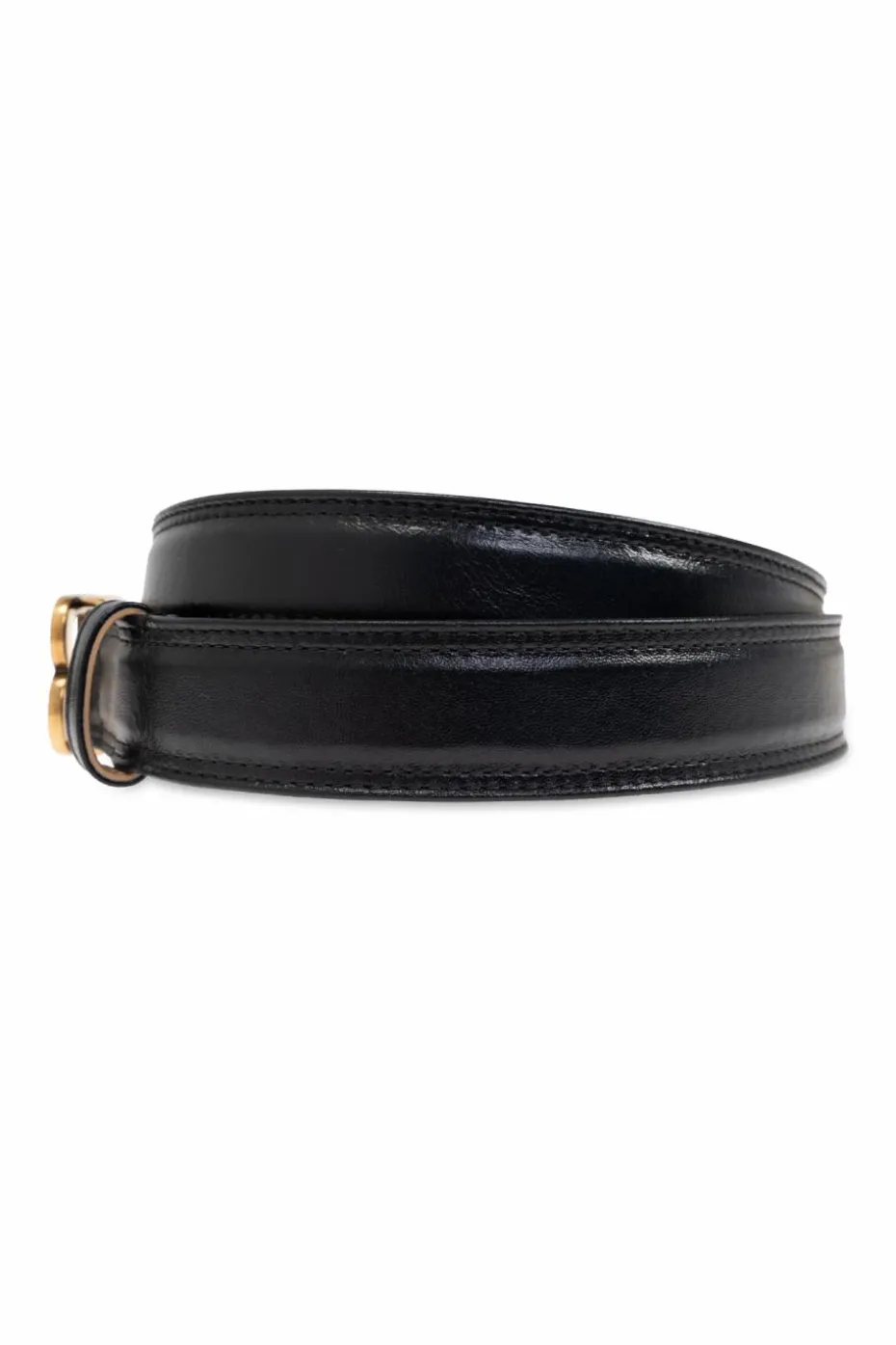 Balenciaga BLACK Leather belt